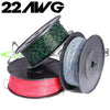 Wire - 22 AWG M22759/32 Tefzel Wire (Green W/ Stripe)