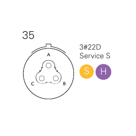 Souriau 8STA602-35PC