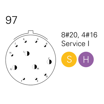 Souriau 8STA614-97PN
