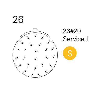 Souriau 8STA616-26PN