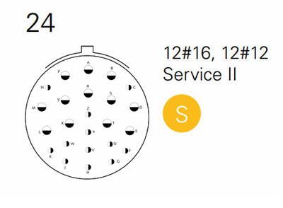 Souriau 8STA624-24PN