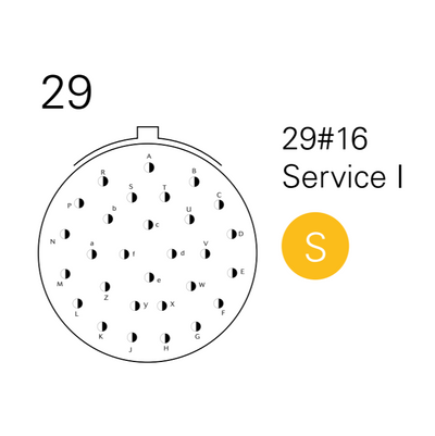 Souriau 8STA624-29PN