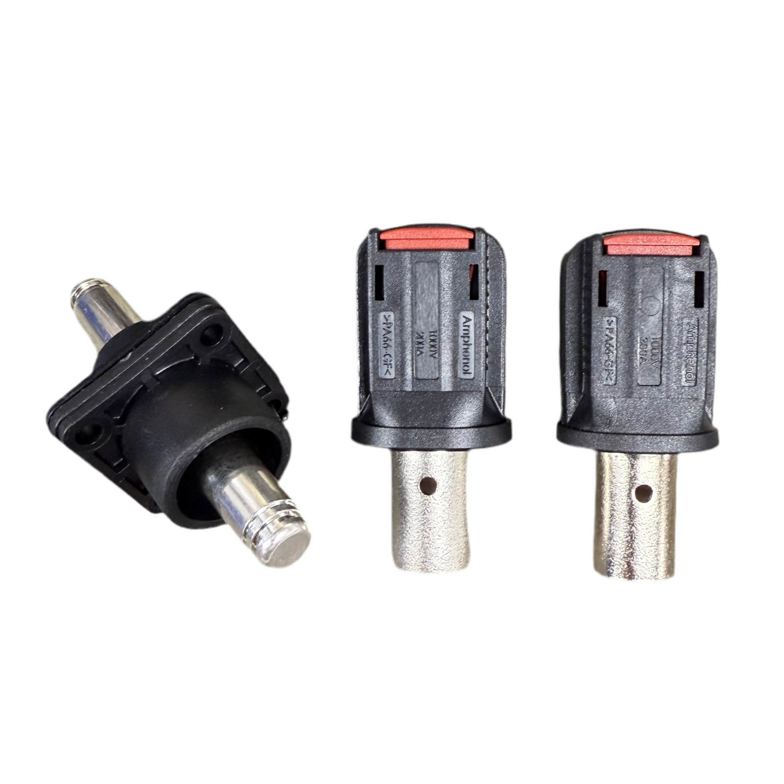 Amphenol Radlok 1AWG Black QR Bulkhead Kit