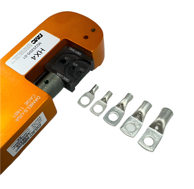 Race Spec® Exclusive DMC HX4 Die Set for Closed Barrel Ring Terminals Race Spec® Exclusive DMC HX4 Die Set for Closed Barrel Ring Terminals