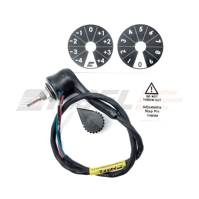 MSEL 2-10 Position Rotary Switch with Right Angle Boot