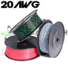 20 AWG M22759/32 Tefzel Wire (Red w/ Stripe)