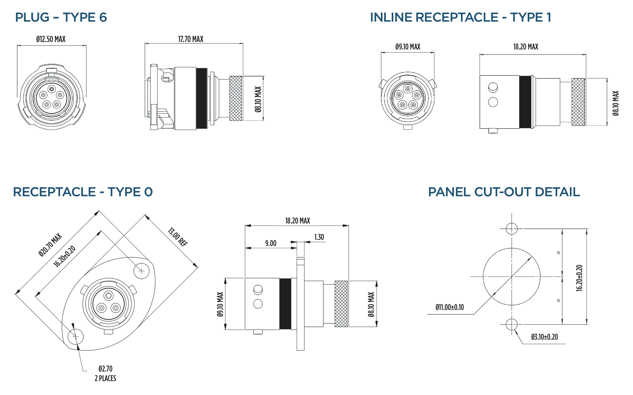 Deutsch Autosport ASU Pin Connectors